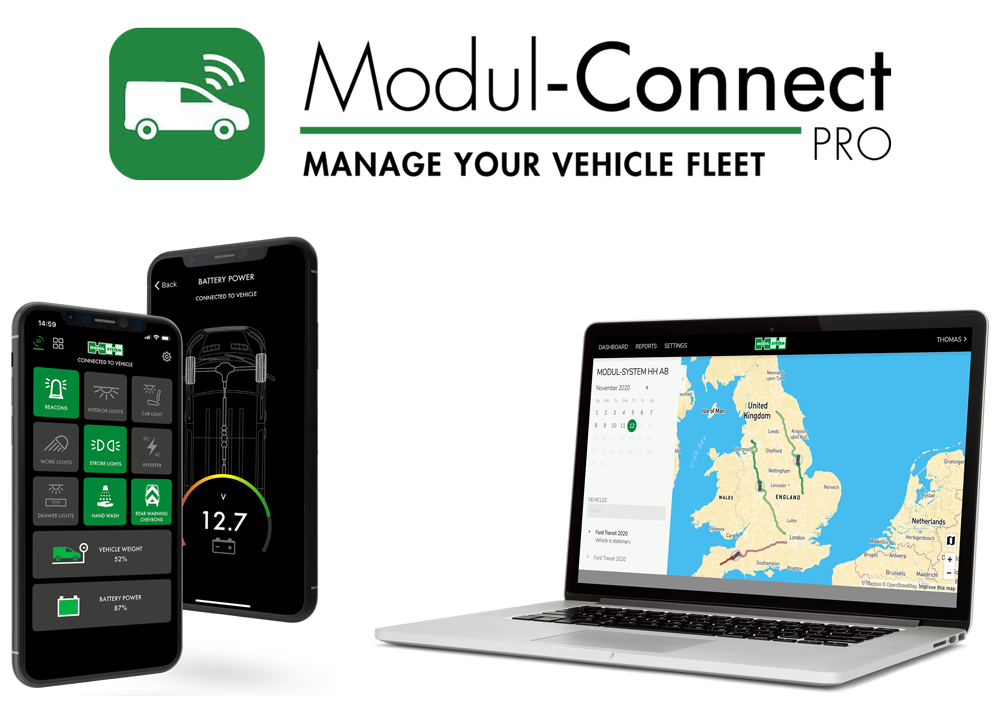 Modul-Connect PRO - Gerir a sua frota de veículos