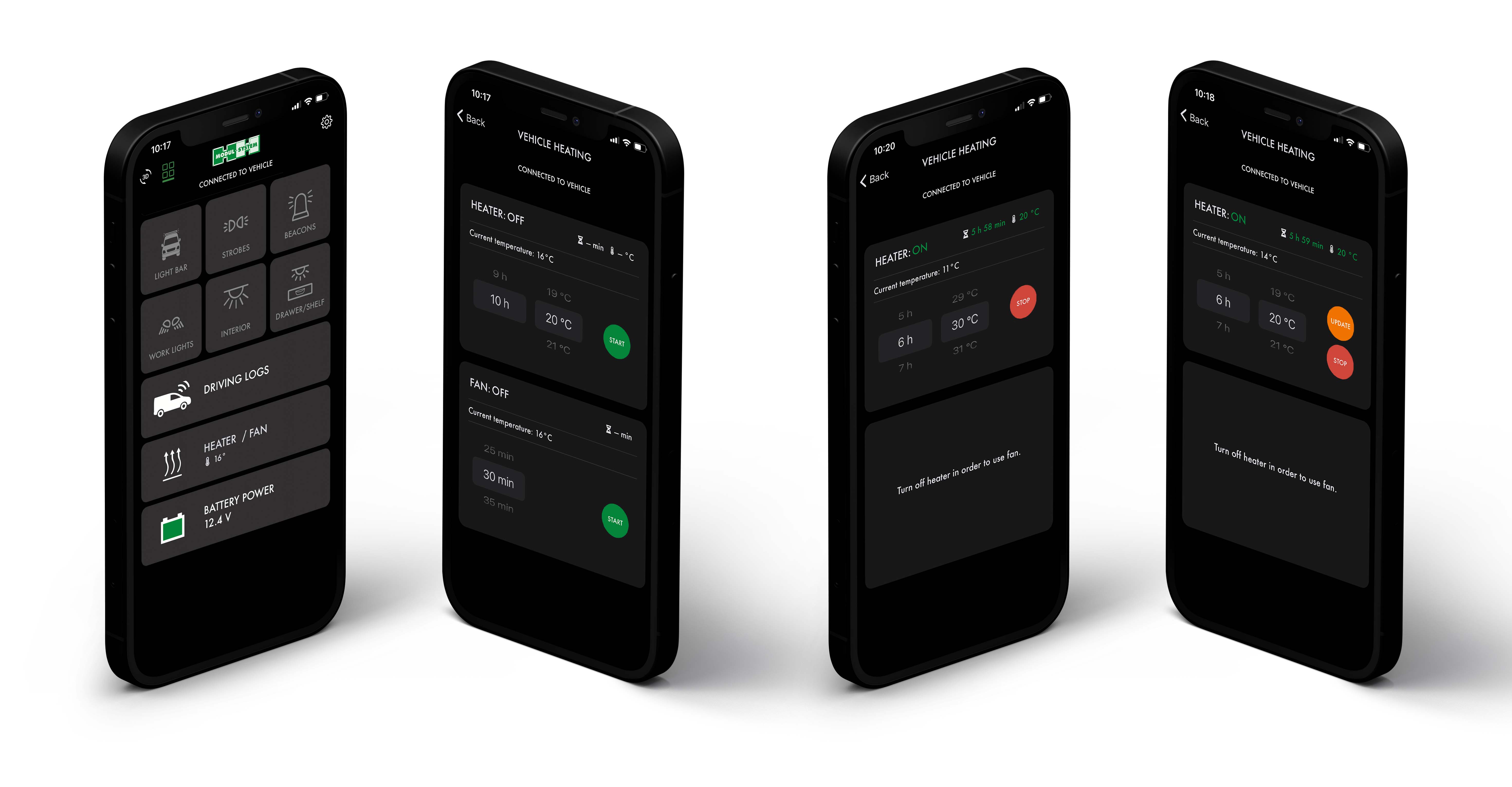 Controle o seu aquecedor Eberspächer com Modul-Connect
