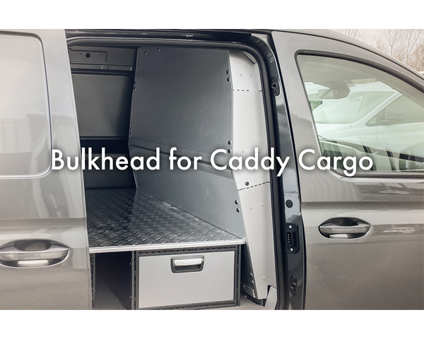 Antepara de segurança para o Caddy Cargo  